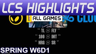 LCS Highlights Week6 Day1 LCS Spring 2024 All Games By Onivia