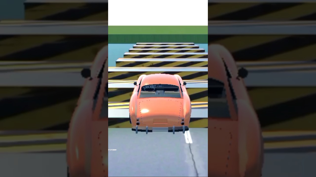 Car jump failed and crashed 