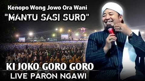 🔴 LIVE PENGAJIAN LUCU || KI JOKO GORO GORO TERBARU 26 JUNI 2025 || DI PARON NGAWI || MANTU SASI SURO