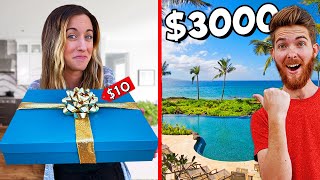 $10 vs $3000 Anniversary Gifts! *COUPLES BUDGET GIFTS* by Chris & Emily 237,128 views 3 years ago 10 minutes, 59 seconds