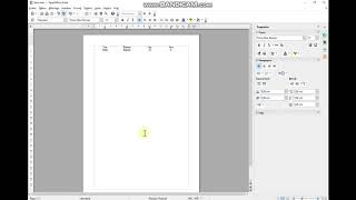 Tuto N 6 Open Office, Utilisation Des Tabulations
