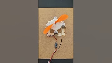 The power of 4 DC motors in a propeller | #dcmotor #dcman #teach #experiment #intresting