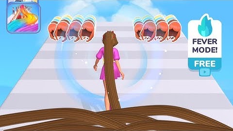 Hair Rush Games All Levels Walkthrough Gameplay iOS,Android Relaxing Video Update Level #Shorts