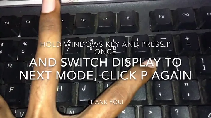 How to switch Display to External Display on Ubuntu