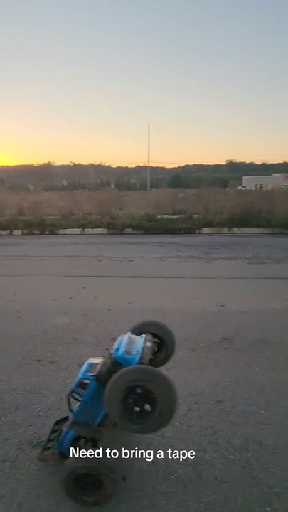 Need to bring a tape to see how long these wheelies are getting. #ARRMA #fyp #viral #rccar #wheelie