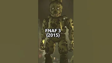 THE EVOLUTION OF SPRINGTRAP (1983-2023) #shorts #fnaf #fnafedit