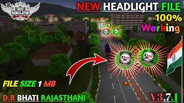 NEW HEADLIGHT & STREET LIGHT V3.7.1(CODE NAME) FOR BUS SIMULATOR INDONESIA FREE DOWNLOAD LINK