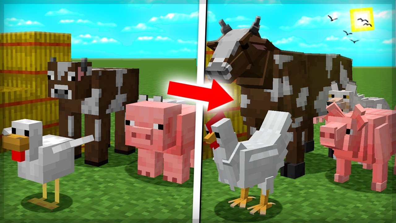 ✓ OS ANIMAIS DO MINECRAFT MAIS BONITOS EM 3D! 