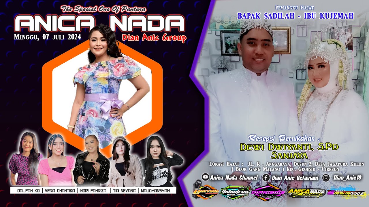 🔴LIVE ANICA NADA ( DIAN ANIC ) | SIANG 07 JULI 2024 | JAGAPURA KULON | GEGESIK | CIREBON