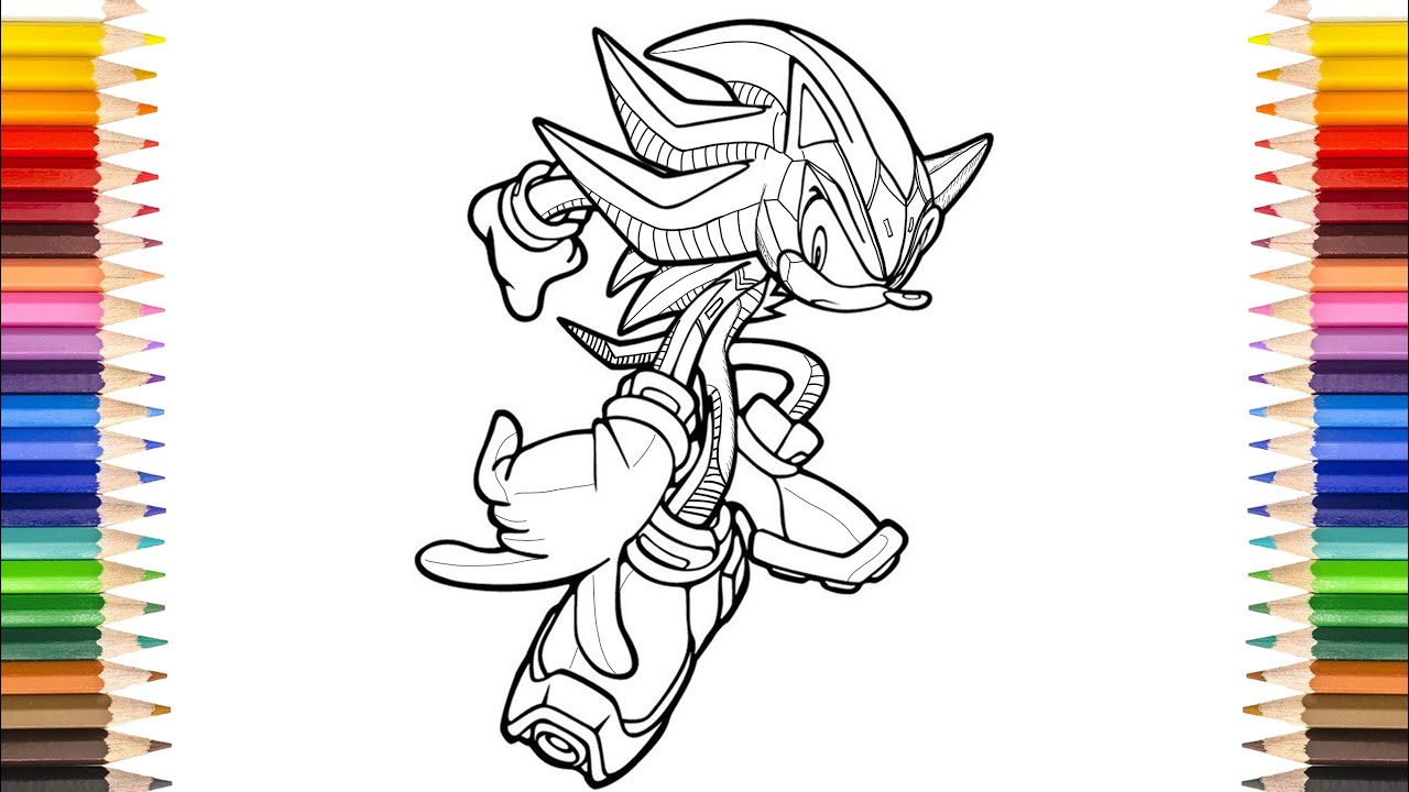 and the black knight sonic coloring pages