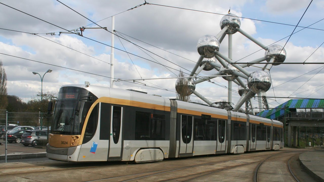🇧🇪🚊7️⃣Cab Ride - STIB-BRUSSELS - Tram L 7 - RP Churchill to Heysel/Heizel - January 7th, 2024