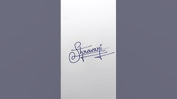 Shravani 💖 name signature|#handwriting #calligraphy #signature #writing #viral #trending #art #diy