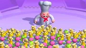 Max Level Fruit Rush‬ ​​- Gameplay All Boss Levels Clear Android,Ios