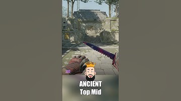 CS2 - Ancient Top Mid Smoke #shorts