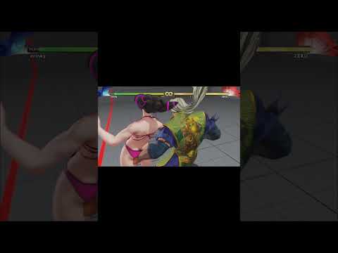 ジュリ　背中ズーム　ストリートファイター5