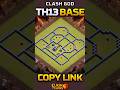 TH13 WAR BASE LINK! DOMINATE CLAN WARS! 🏆