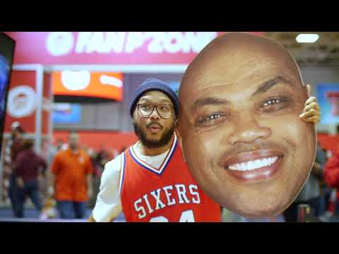 DJ Bonics Searches for Charles Barkley at Final Four Fan Fest Minneapolis