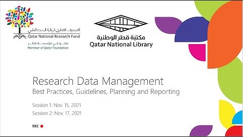Research Data Management (Session 1)