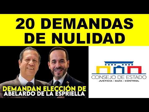 🔴¡URGENTE! INADMISIÓN DE UNA ACCIÓN DE NULIDAD A "ELECCIÓN" PRESIDENCIAL DE ABELARDO DE LA ESPRIELLA