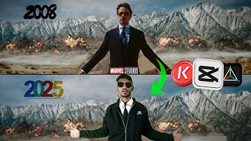 I made Ironman short film in 0$ on mobile / Using vfx in kinemaster / #ironman #kinemaster 