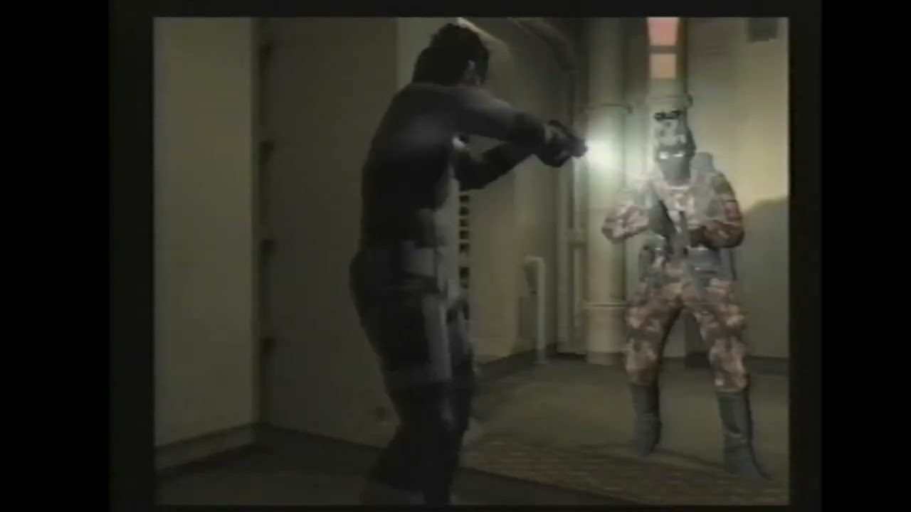 Metal Gear Solid 2: Sons of Liberty E3 Trailer VHS Tape - 4K