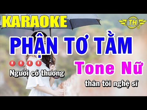 Karaoke Phận Tơ Tằm - Karaoke Phận Tơ Tằm Tone Nữ Nhạc Sống | Trọng Hiếu