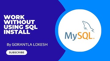 [2025] Part 2: Work Without Using SQL Install | #mysql