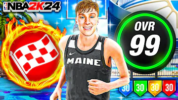 COOPER FLAGG BUILD is UNSTOPPABLE at the PARK in NBA2K24