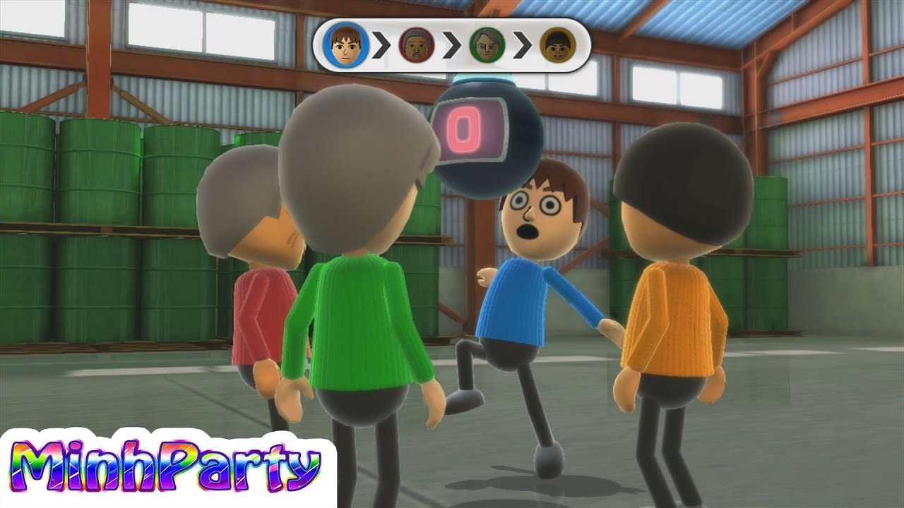 Wii Party U Minigames Gameplay Dojo Domination #28 @MINH PARTY U
