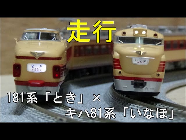鉄道模型Nゲージカントレール走行 KATO 181系100番台「とき