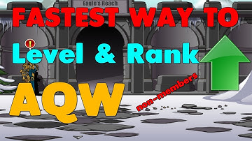 Fastest Way To Level/Rank Up In AQW [Non-Legends]