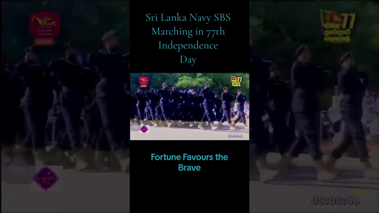 Navy SBS in 77th Independence Day parade 
