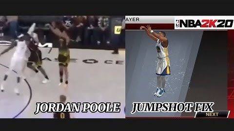 Jordan Poole Jumpshot Fix V5/V6 | NBA 2K20 Mobile