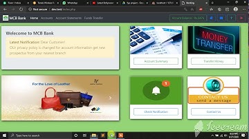 Mini Online Banking System PHP Bootstrap MySQL 2020 FREE