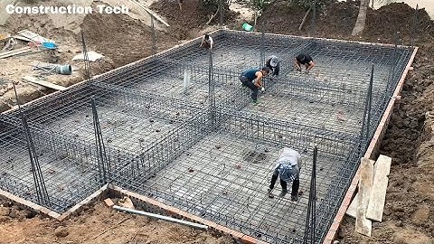 Master Worker Skills Build Solid Modern Style Building Foundations on Weak Geological Ground