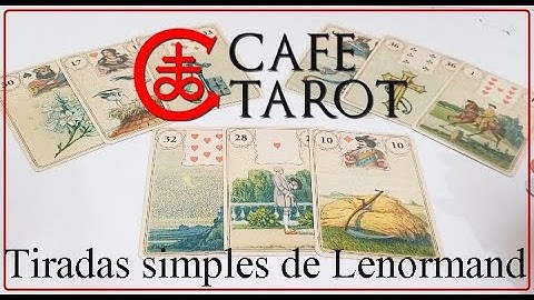 Tres tiradas simples en el Lenormand
