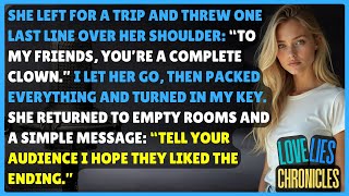 She Left for a Trip After Calling Me a Clown, yet My Composed Next Step Reframed the Entire Story