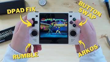 PowKiddy RGB30 D-Pad Fix, Rumble Motors, Face Button Swap & ArkOS Install guide | Mod tutorial