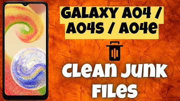 How to Clean Junk files || Delete Junk Files Samsung Galaxy A04 / A04s / A04e