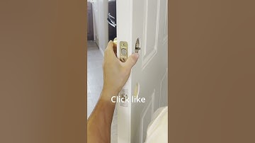 EASY DIY doorknob & deadbolt INSTALLATION | #shorts
