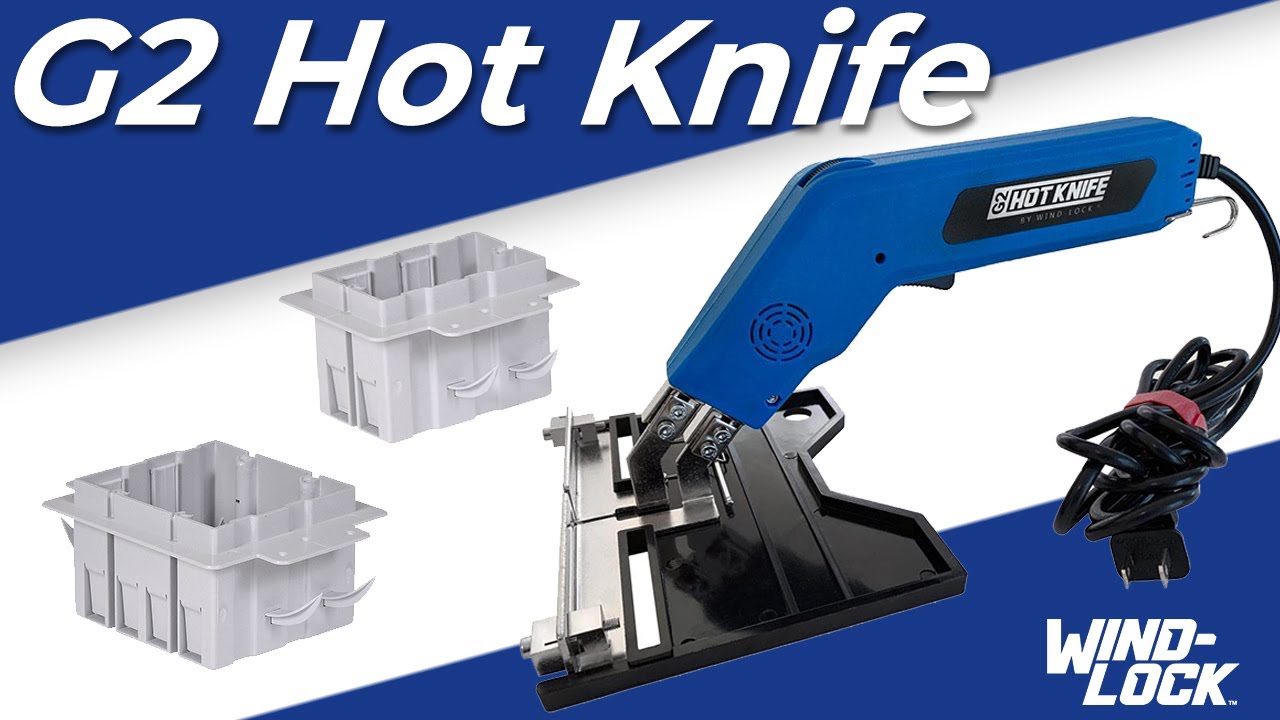Wind-lock Electrical Box Hot Knife Blades (4-1/2in x 3in) 2-Pack