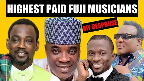 Top 10 Highest paid Fuji musicians | MY RESPONSE TO COMMENTS