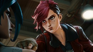 Jinx and Vi (3d animation)