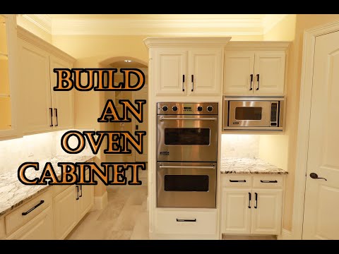 How To Build An Oven Cabinet For Your Diy Kitchen Remodel - Youtube