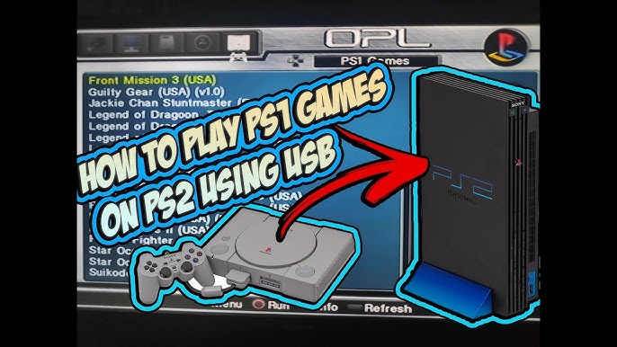 How To Play PS1 Games On PS2 USB Drive 2022 Guide 