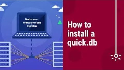 How to install a quick.db - NEW WAY -