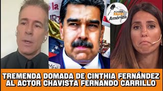 Famous TREMENDA DOMADA DE CINTHIA FERNANDEZ AL ACTOR CHAVISTA FERNANDO CARRILLO Profile