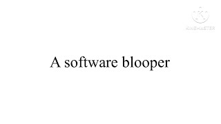 Nicholas’s TVOKids Logo Bloopers Take 7:A Software Blooper