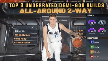 NBA 2K20 MOST UNDERRATED HIDDEN BUILDS NO ONE USES! BEST OVERPOWERED DEMI-GOD BUILDS IN NBA 2K20!