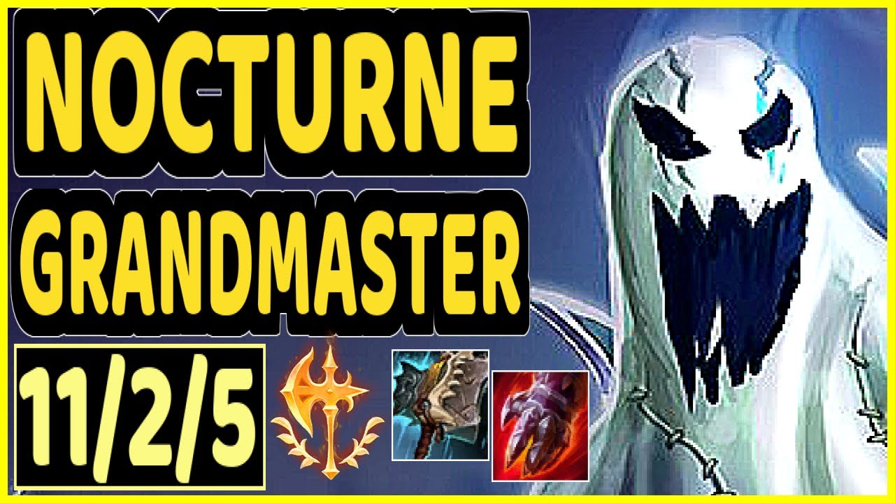 BEANSU (NOCTURNE) - 11/2/5 KDA GAMEPLAY - EUW Ranked GRANDMASTER